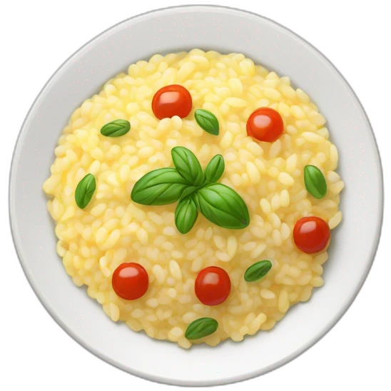 assiette risotto emoji