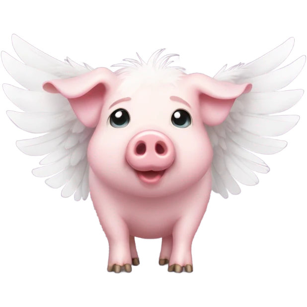 Pig with wings emoji