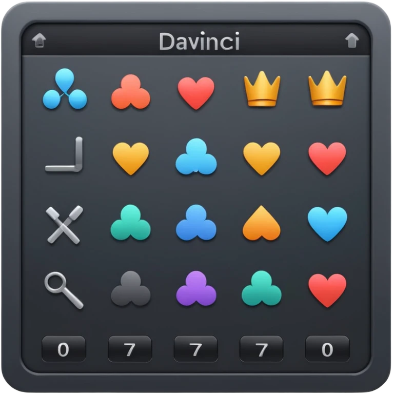 DaVinci Resolve emoji