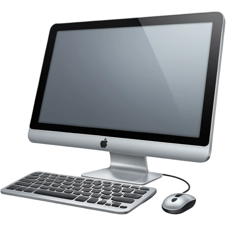 modern computer without logo emoji
