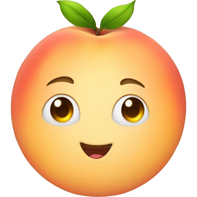 Peach  emoji