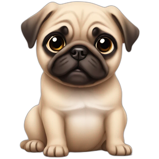 pug baby emoji