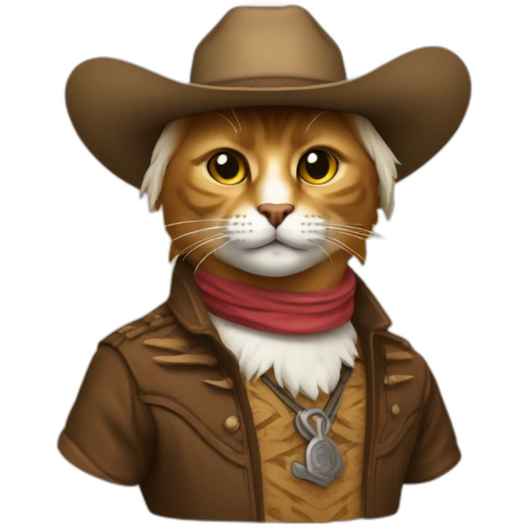 Gato vaquero  emoji