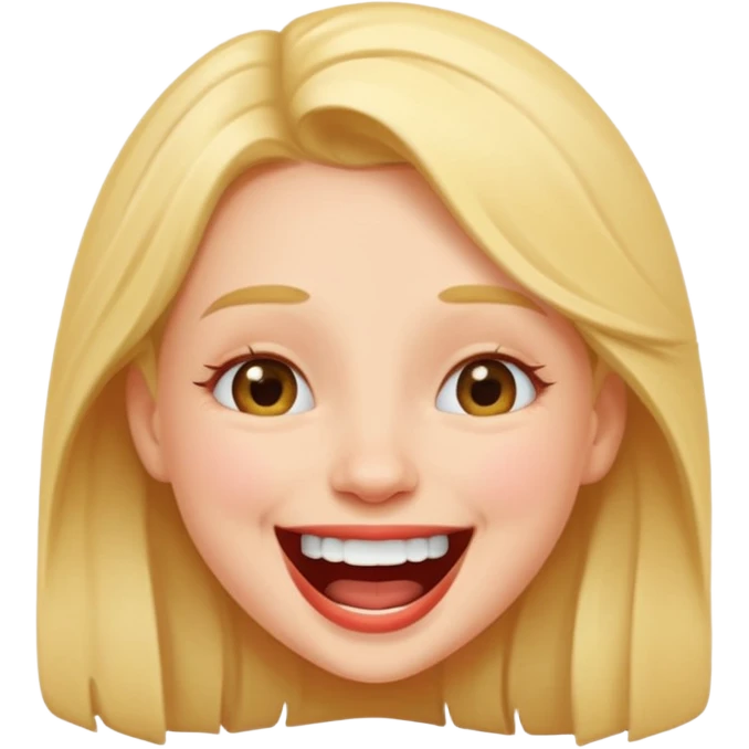 funny laughing girl emoji