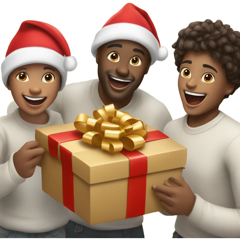 celebrating christmas emoji