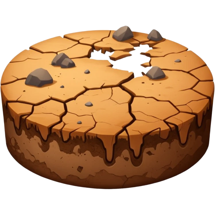 A patch of ground and dirt  emoji