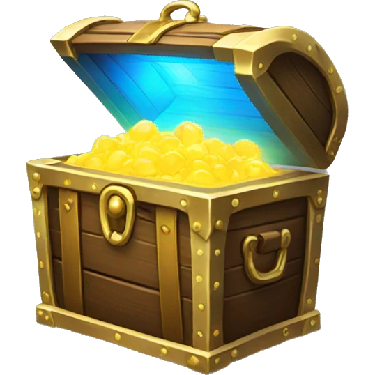 treasure chest glow emoji