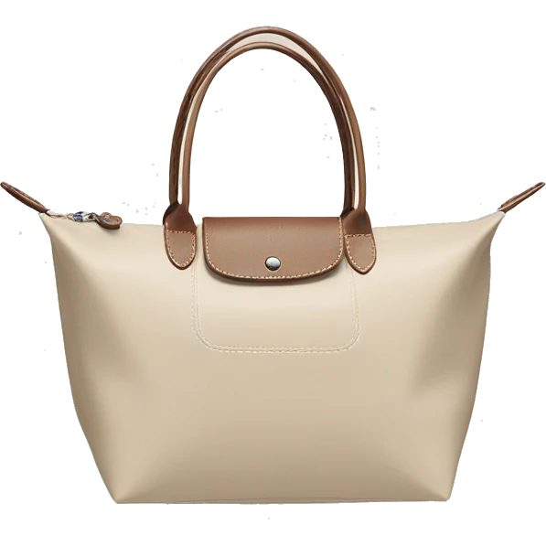 longchamp mini light beige bag emoji