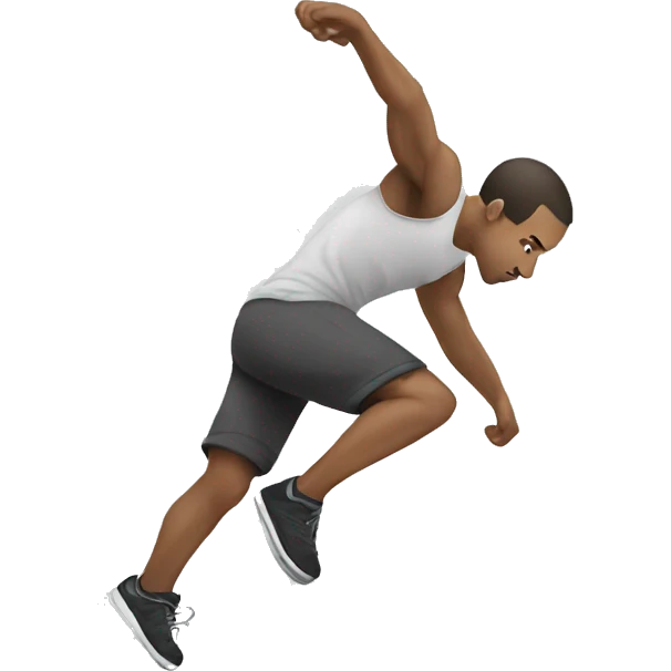 parkour white person emoji