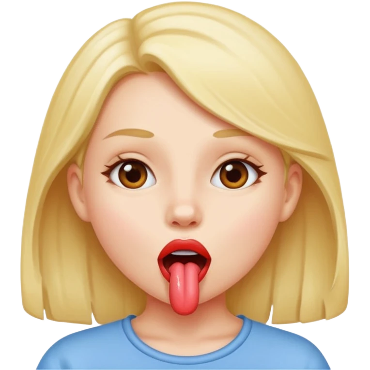 🦶🏻👅👄👧🏻 emoji