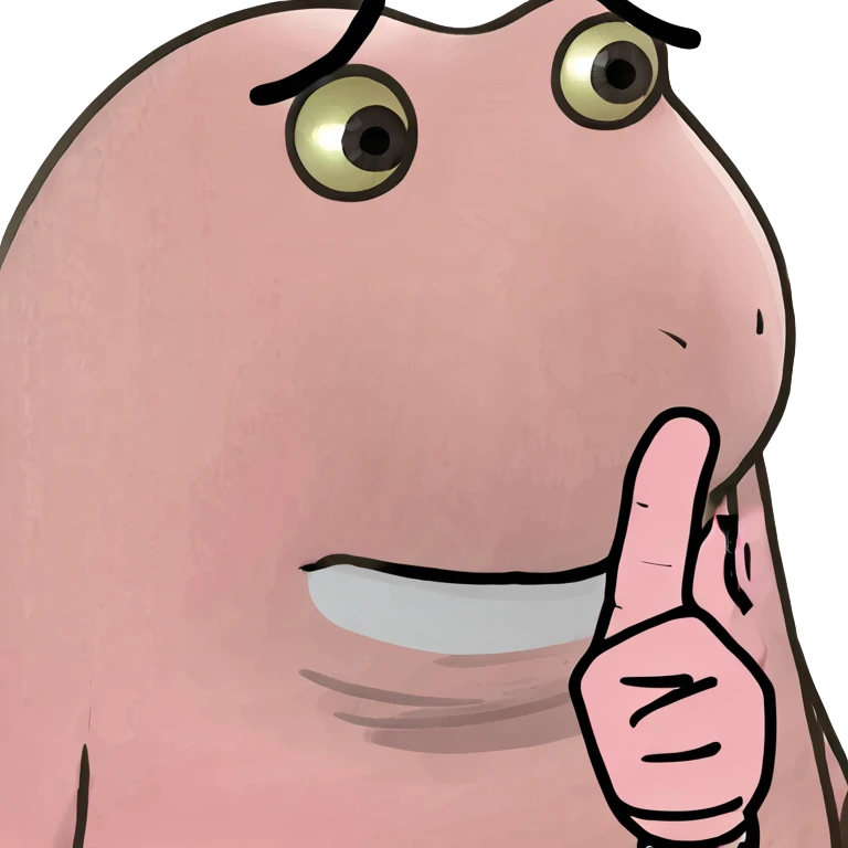 Pink middle finger emoji