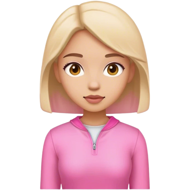 roblox girl in pink emoji