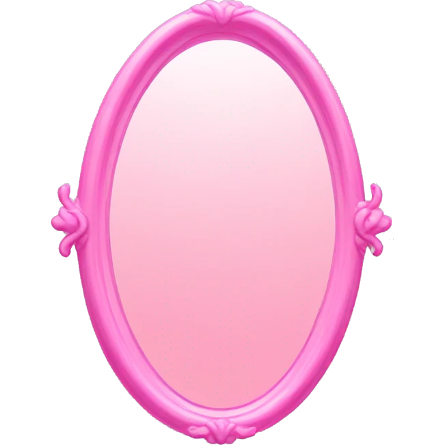 Pink mirror emoji