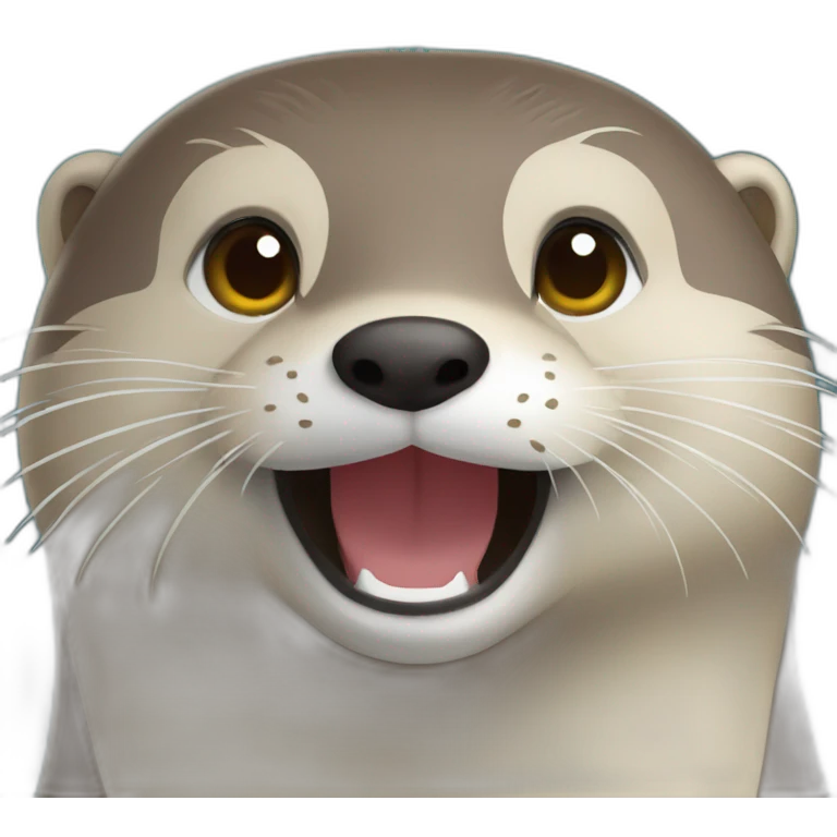 Loutre sur totue emoji