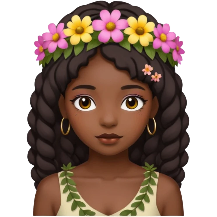 Black girl aesthetic emoji