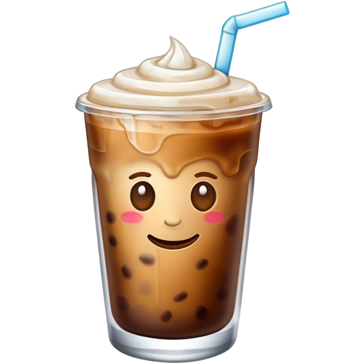 Iced coffee  emoji