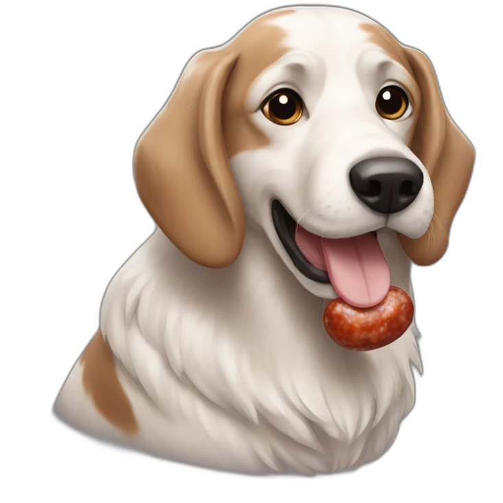 Dog saucisse emoji
