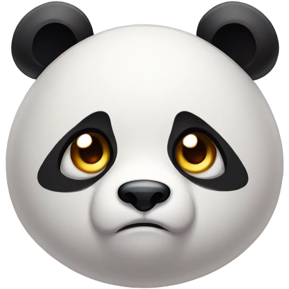 Panda crying  emoji
