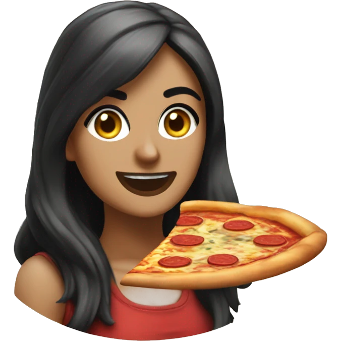 Sssniperwolf  with a Pizza emoji