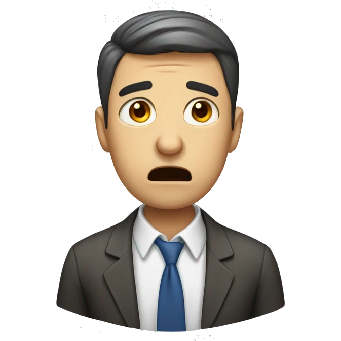male teacher crying emoji