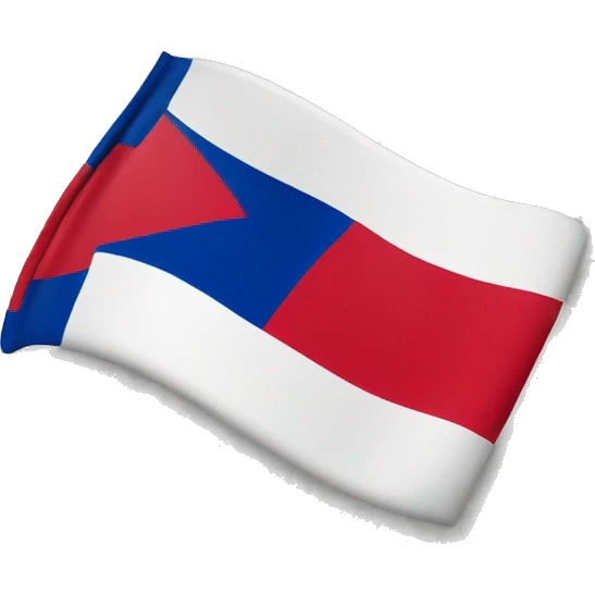 Make the Haitian flag black and white emoji