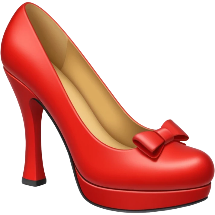 red shoe emoji