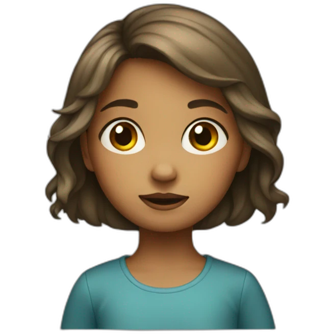 little girl emoji