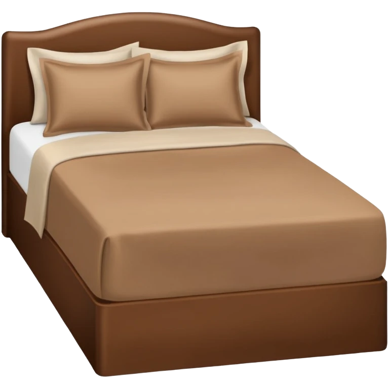 brown bed linen emoji