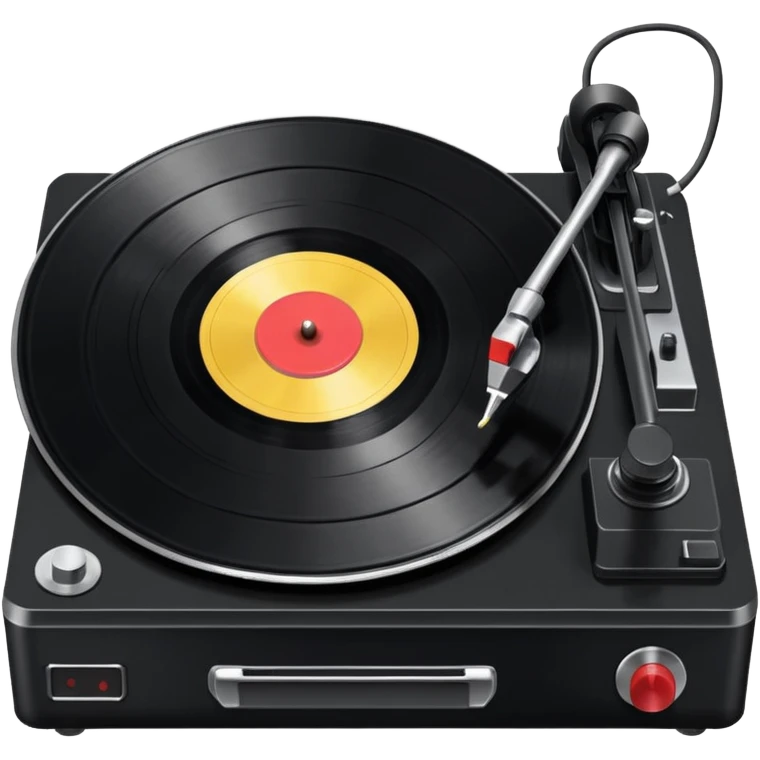 a record player spinning emoji