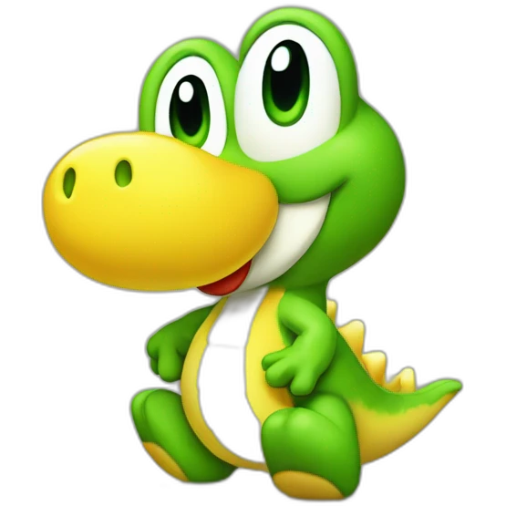 Yoshi Jaune emoji