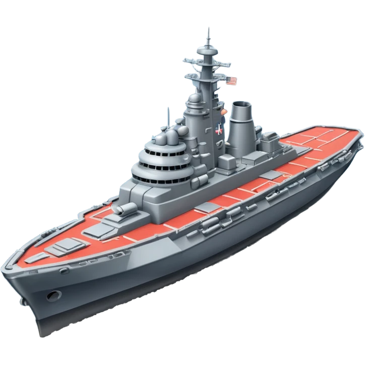 battleship arial view emoji
