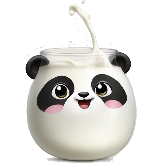 panda milk emoji