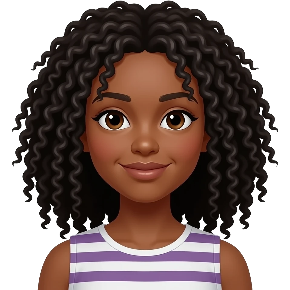 Black girl emoji