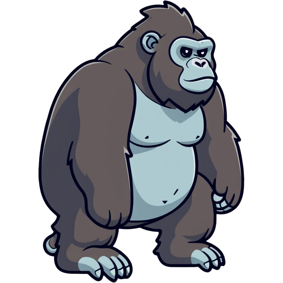 Gorilla butt emoji