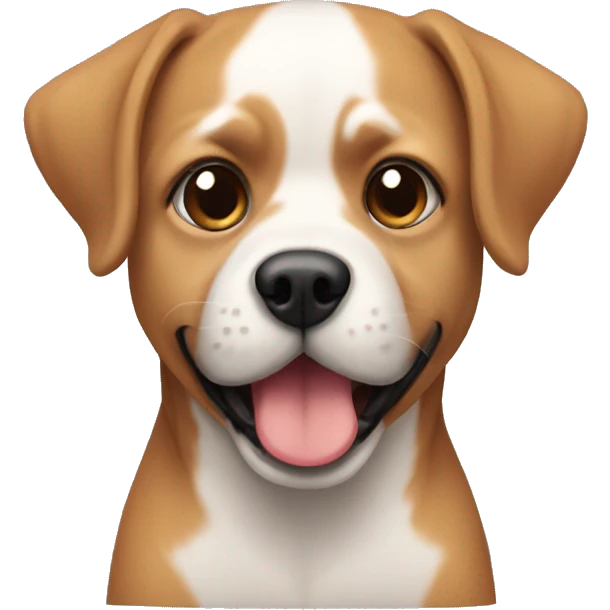Perrita gorda emoji