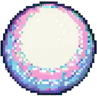 a single shiny pearl emoji