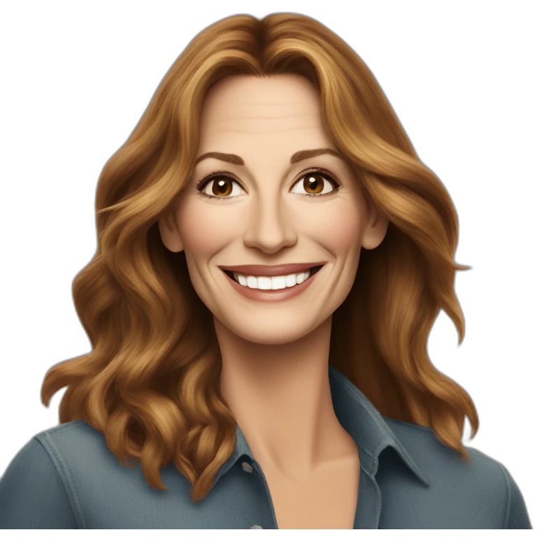 julia Roberts smiling emoji