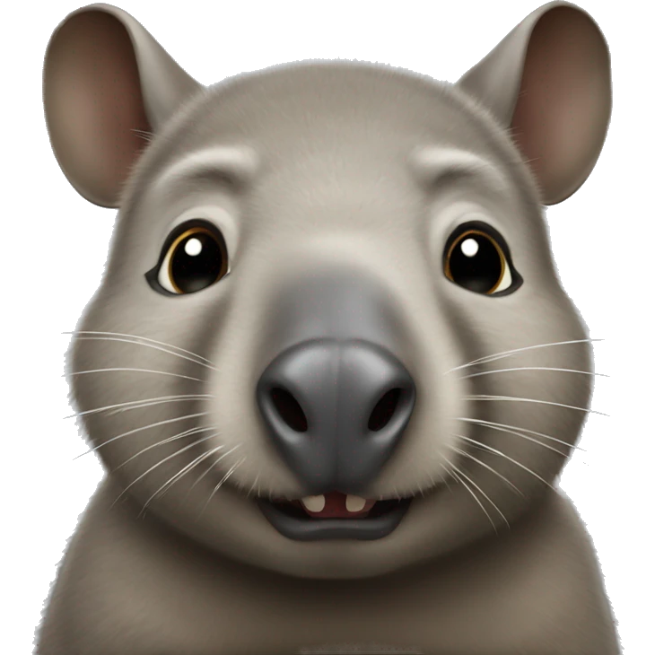 northern hairy nosed wombat emoji