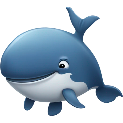 Whale wearing a men’s shirt emoji