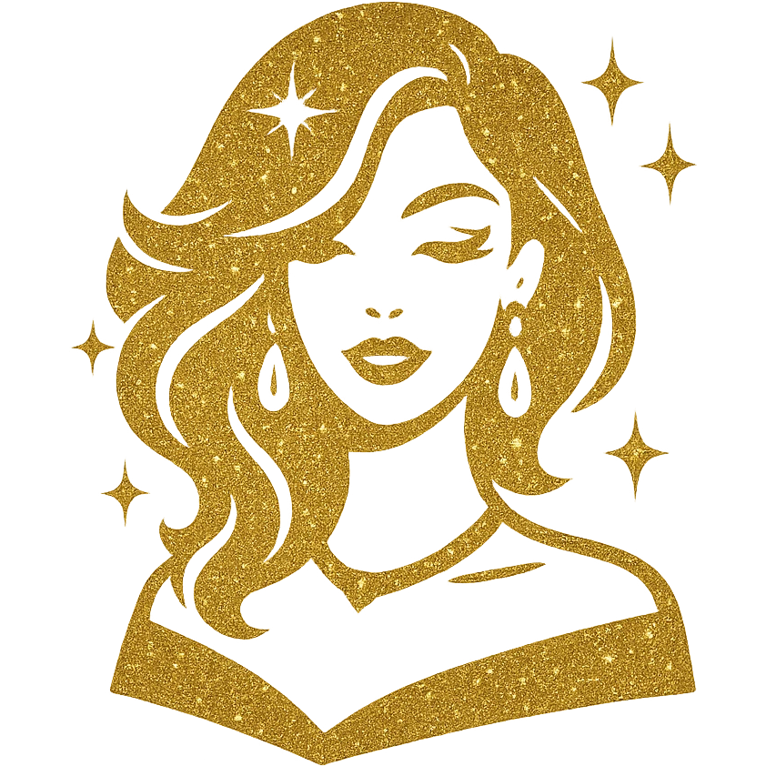 glamorous icon, stylish and radiant, no background emoji