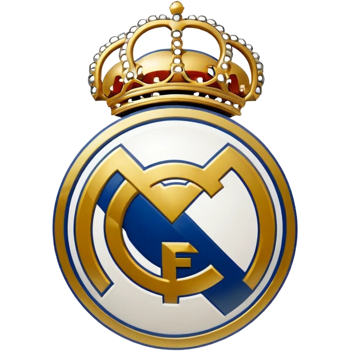 I want an emoji of real madrid logo of football and it should look realistic emoji