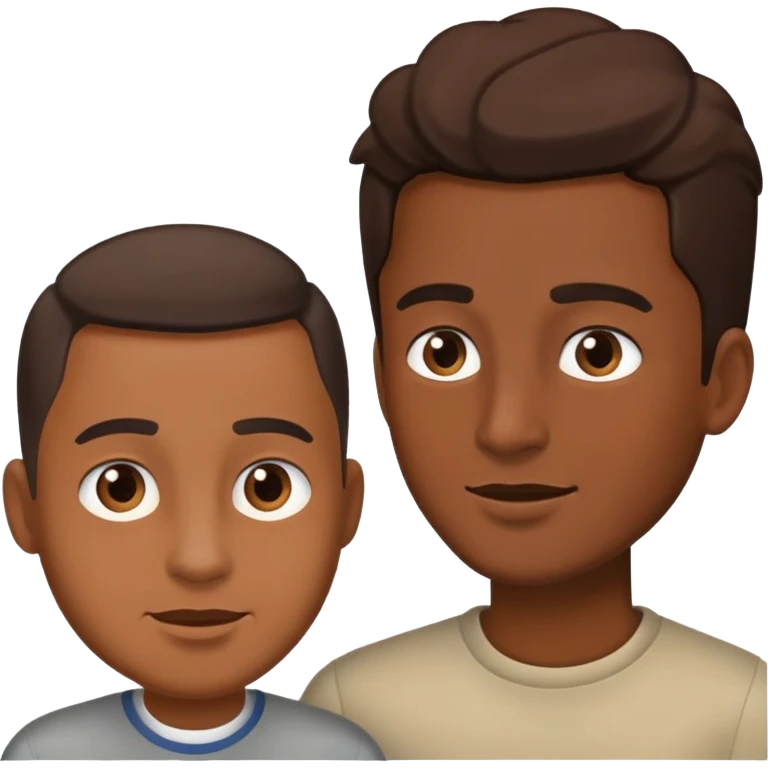 Face to face two men talking  emoji