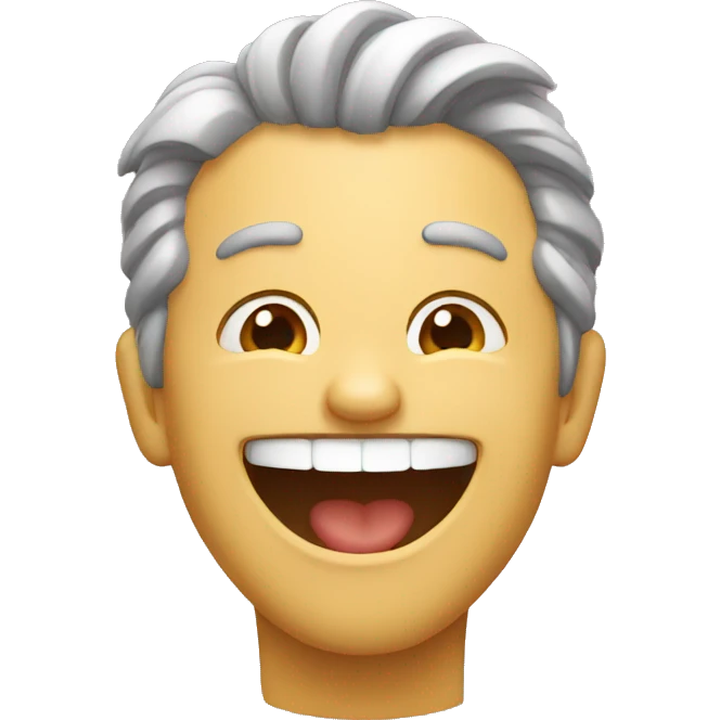 Human laughing emoji