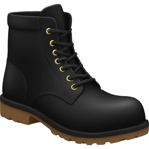 Black boots  emoji