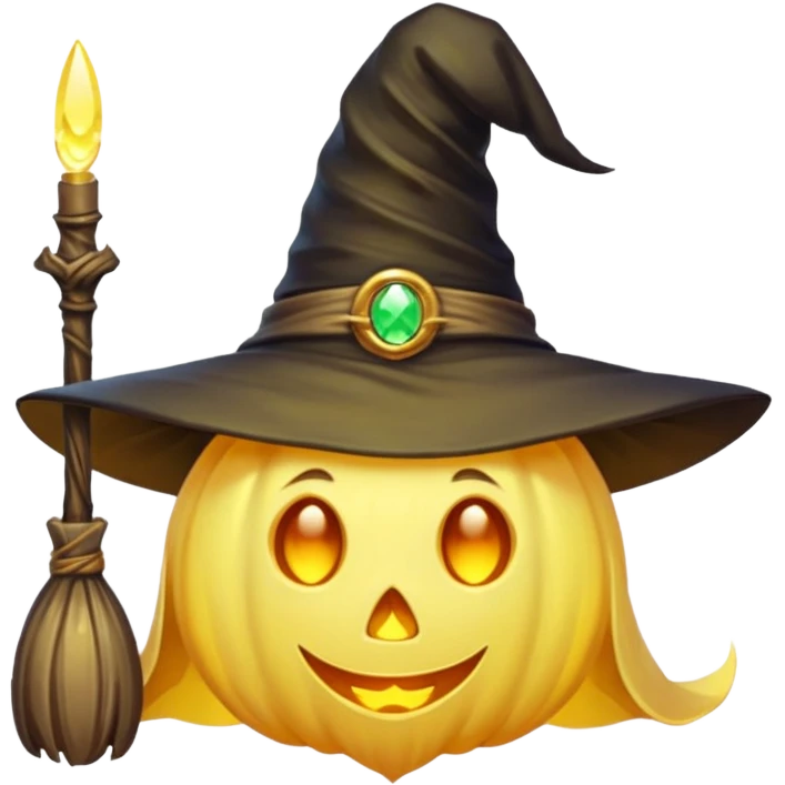 witch stuff yellow emoji