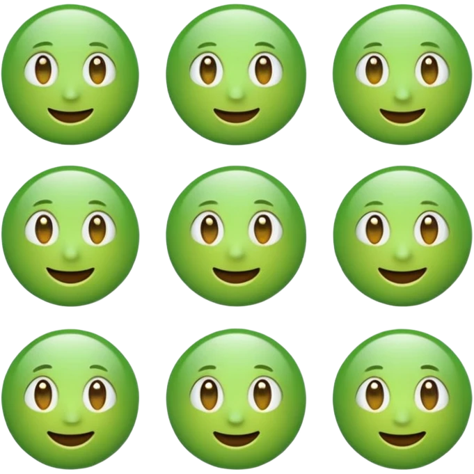 make green colur search  emoji emoji