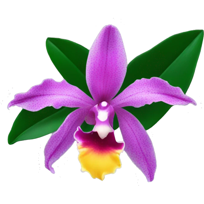 Cattleya Orchid flower emoji