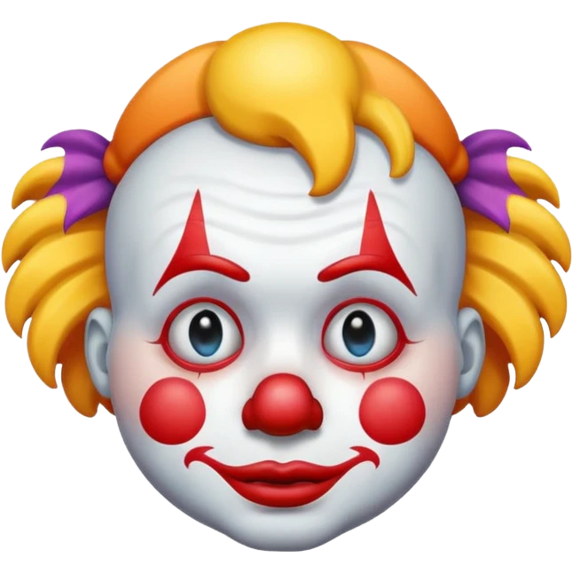 Sad clown emoji emoji