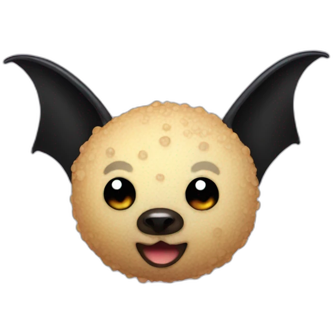 Tapioca-bear-bat emoji