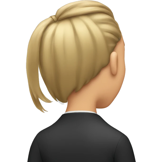 Hair tucking behind ear  emoji